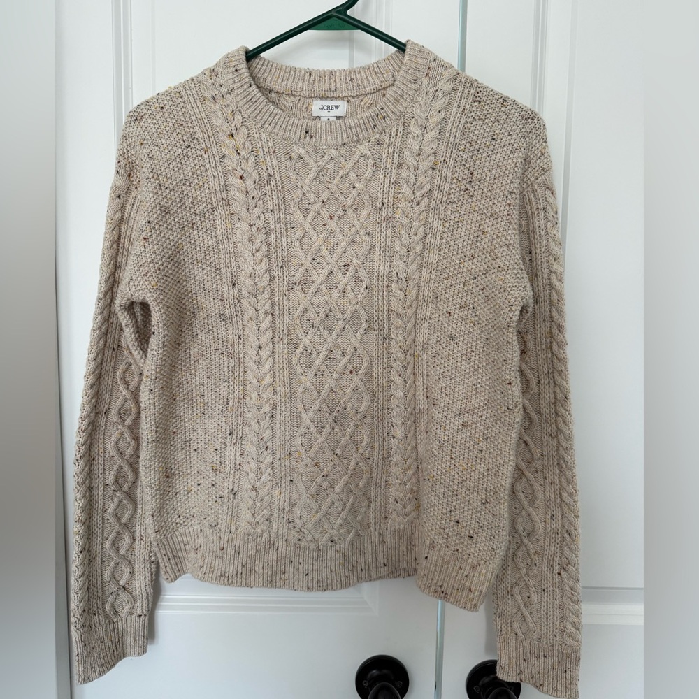 J. Crew Speckled Knit Sweater